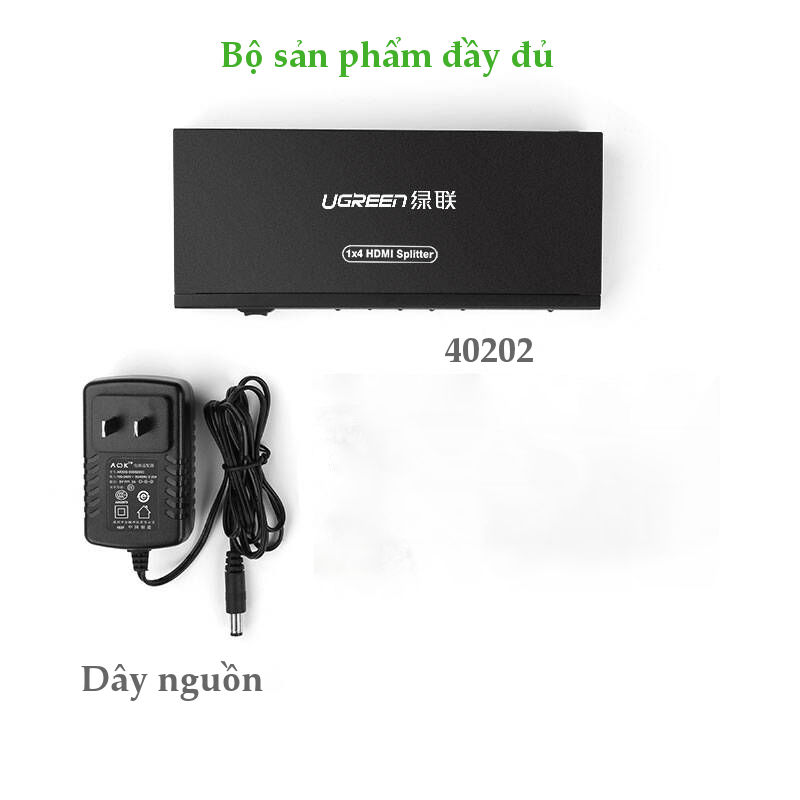 Bộ chia HDMI 1 ra 4 Ugreen 4K 2K cao cấp